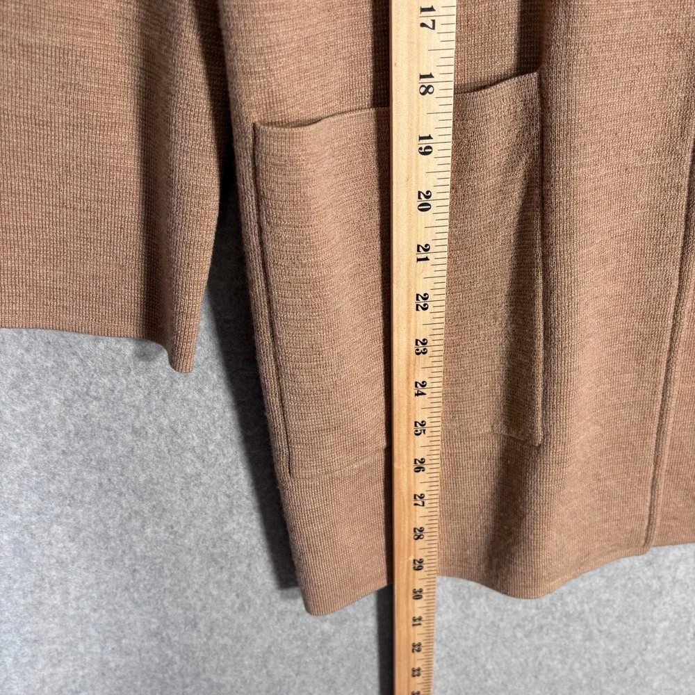 J‎ Crew Sophie Merino Wool Sweater Blazer Small Neutral Minimalist Quiet Luxury